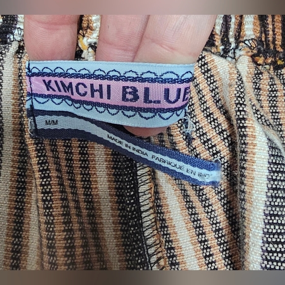 Kimchi Blue Urban Outfitters Percy Striped Puddle Pant Size Medium Women Casual - Picture 7 of 14